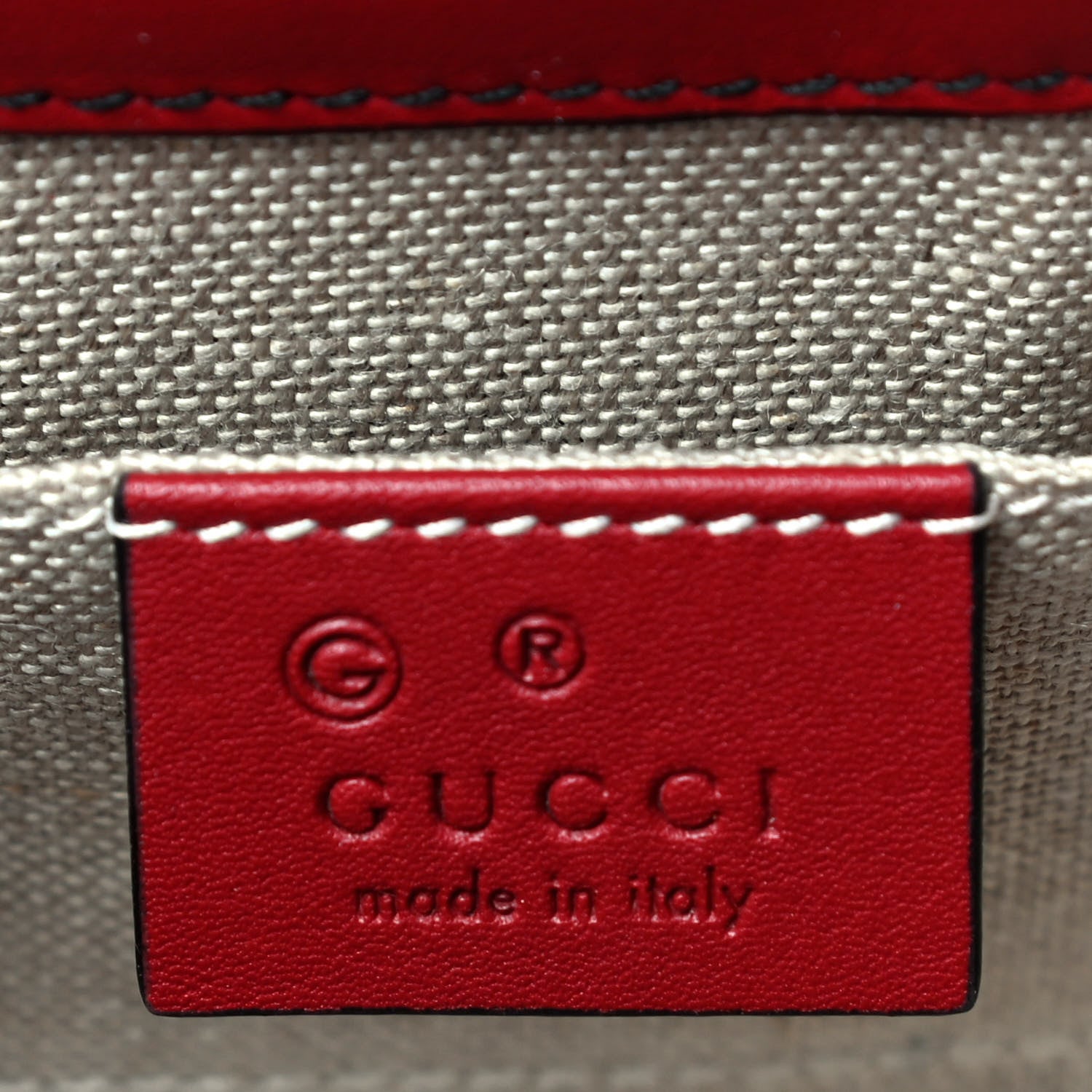 Gucci Soft Microguccissima Mini Emily Chain Shoulder Bag Rosso 6 of 9