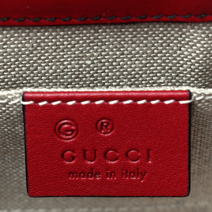 Gucci Soft Microguccissima Mini Emily Chain Shoulder Bag Rosso 6 of 9