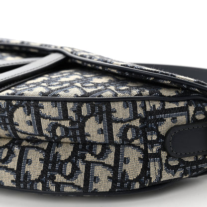 Christian Dior Oblique Saddle Bag Blue 9 of 9