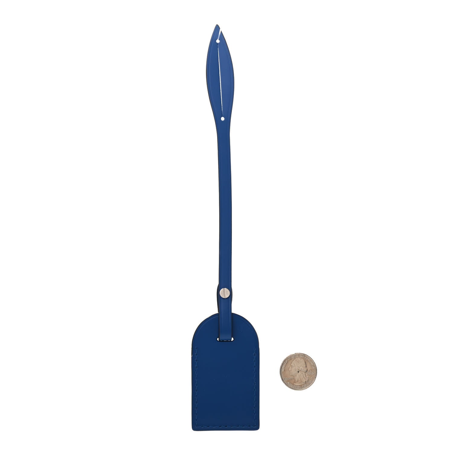 Louis Vuitton Calfskin Luggage Tag Electric Blue 2 of 3