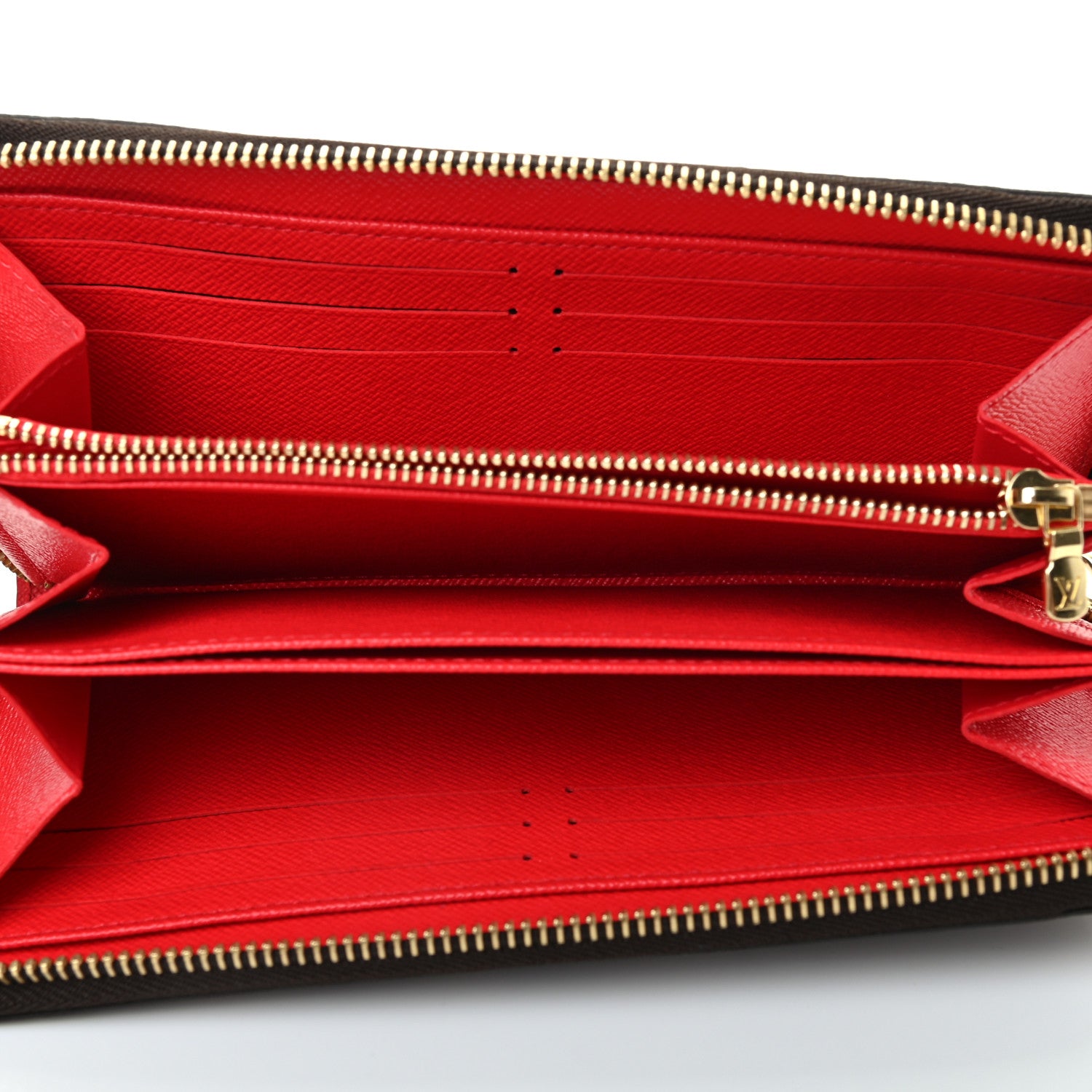 Louis Vuitton Damier Ebene 2016 Christmas Animation Zippy Wallet Rouge 5 of 7