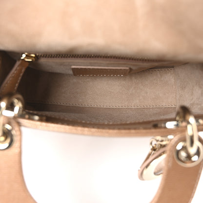 Christian Dior Metallic Lizard Mini Lady Dior Beige 5 of 9