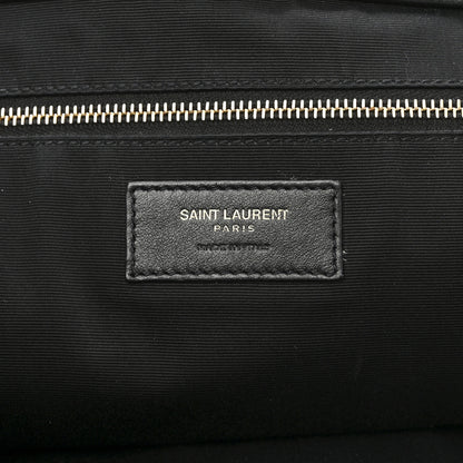 Saint Laurent Lambskin Quilted Maxi Icare Shopping Tote Black 8 of 12