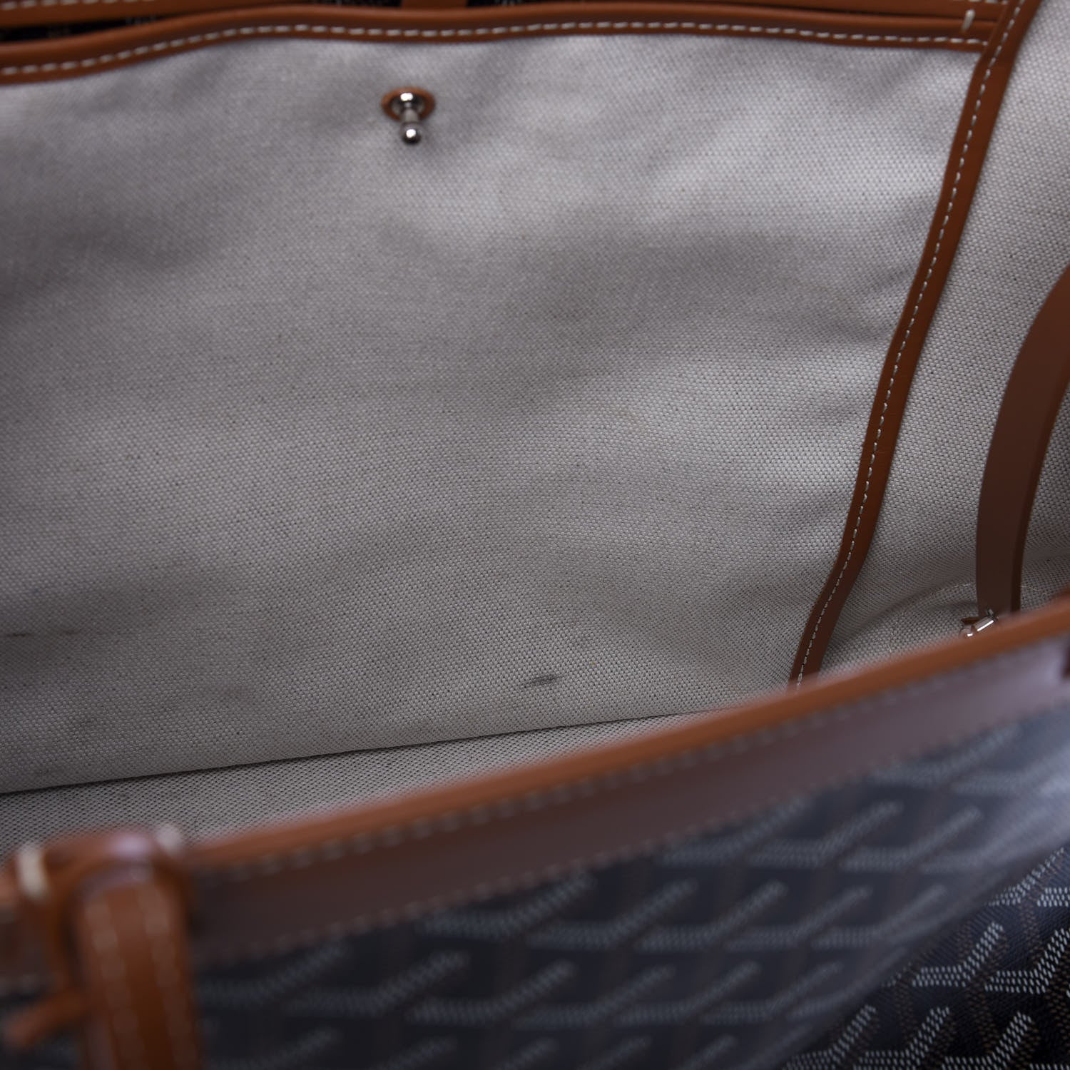 Goyard Goyardine Bellechasse PM Black Gold 8 of 10