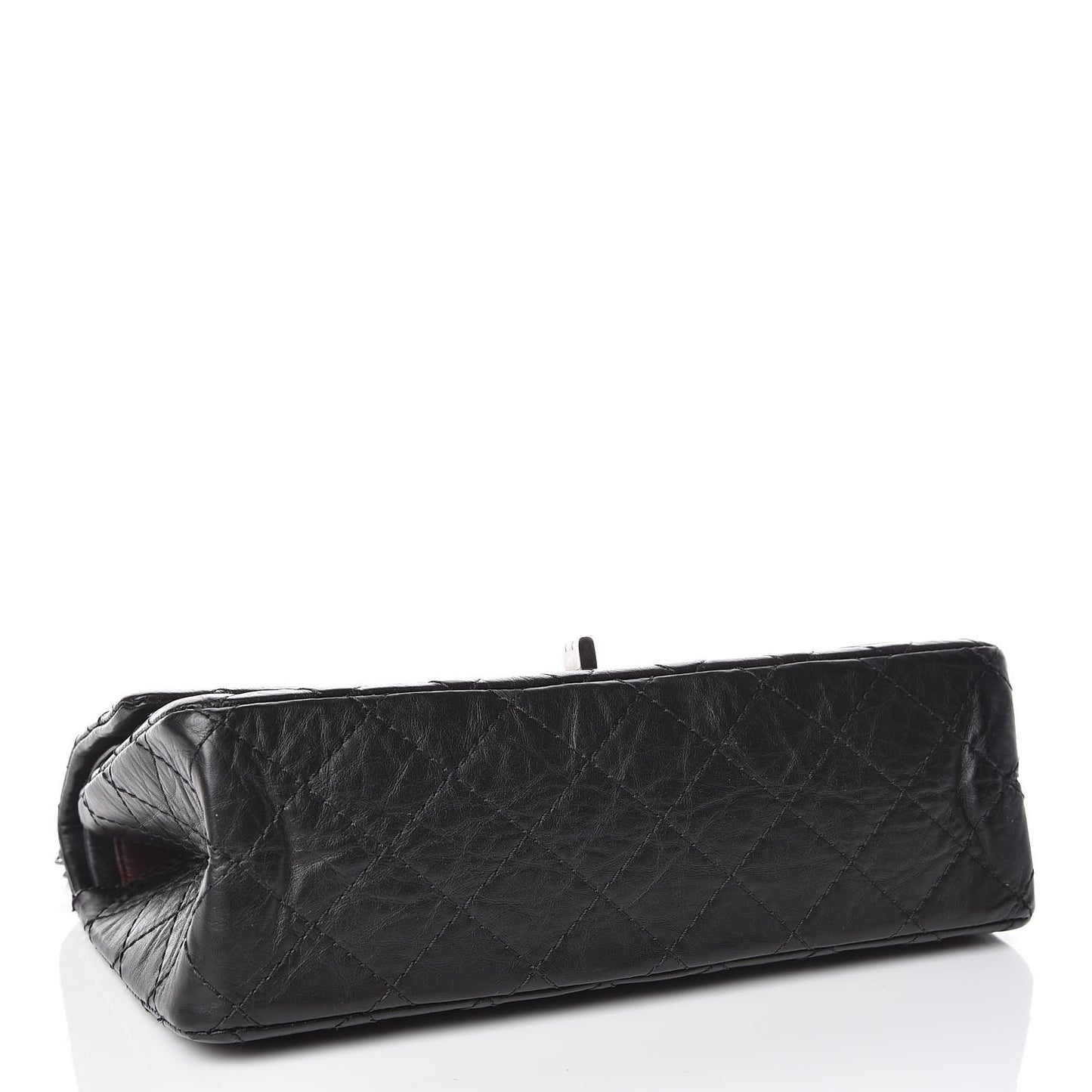 Aged Calfskin Quilted 2.55 Reissue 225 Flap Black
