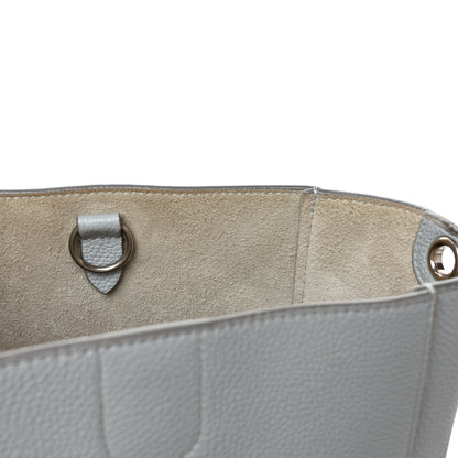Celine Soft Grained Calfskin Small Sangle Bucket Bag Grey 7 of 9
