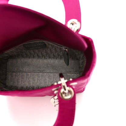 Christian Dior Satin Cannage Mini Lady Dior Pink 5 of 10