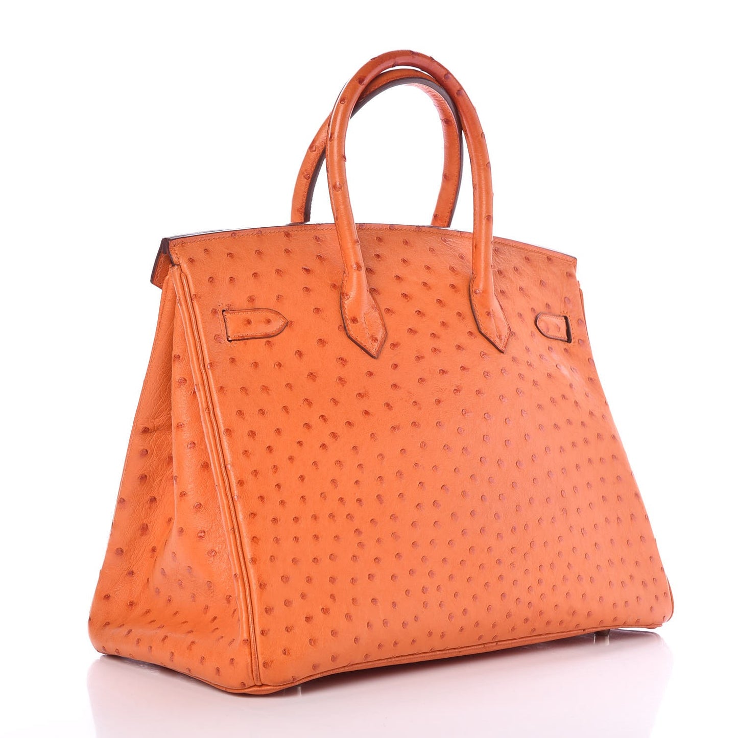 Ostrich Birkin 35 Orange