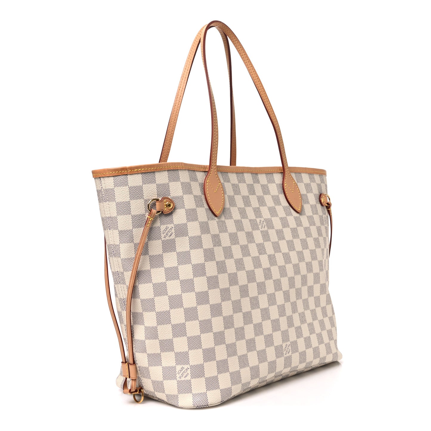 Damier Azur Neo Neverfull MM Rose Ballerine
