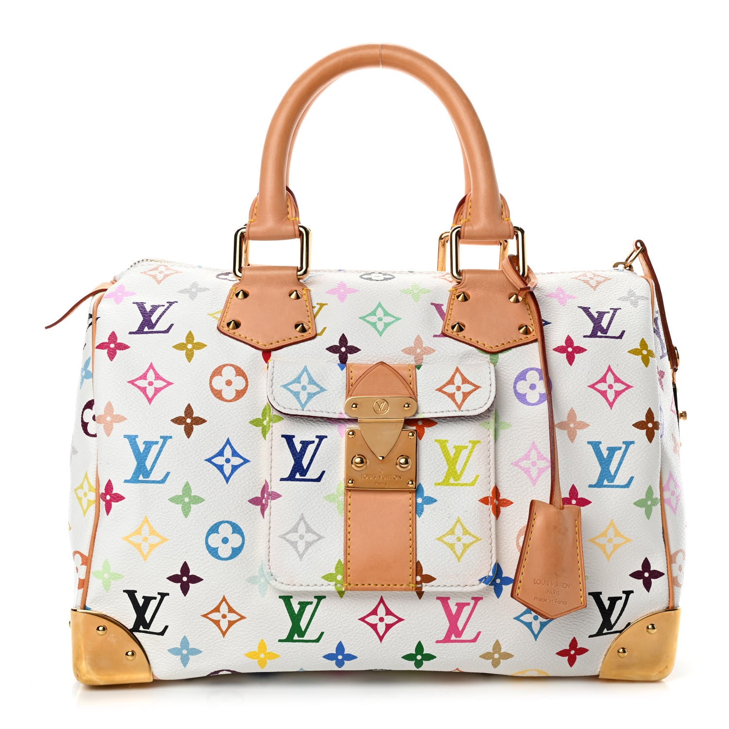 Louis Vuitton Monogram Multicolor Speedy 30 White 1 of 4