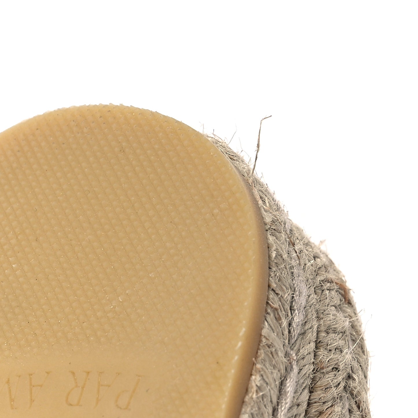 Canvas Interlocking G Damita Espadrille Sandals 37 Natural