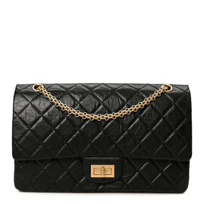 Chanel Aged Calfskin Quilted 2.55 Reissue 227 Flap Black 1 of 9