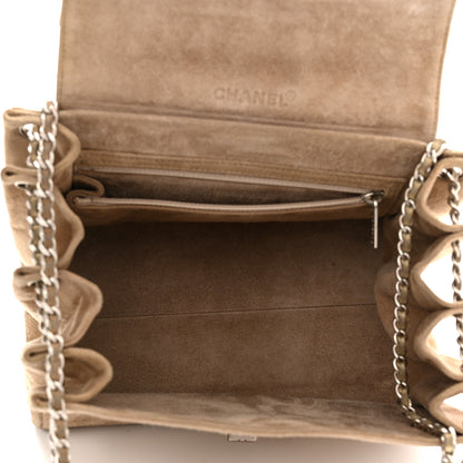 Chanel Suede Patchwork Accordion Mademoiselle Flap Beige 5 of 13