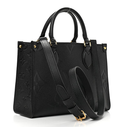 Louis Vuitton Empreinte Monogram Giant Onthego PM Black 3 of 8