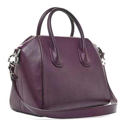 Givenchy Sugar Goatskin Small Antigona Dark Purple 3 of 19