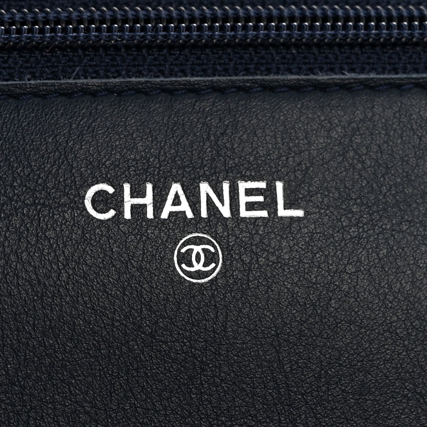 Caviar Timeless CC Wallet on Chain WOC Navy Blue