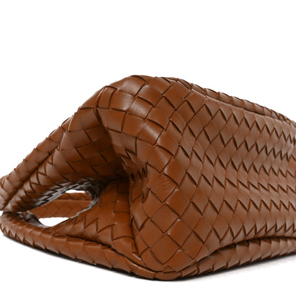 Bottega Veneta Nappa Intrecciato Medium Campana Shoulder Bag Tannin 10 of 11