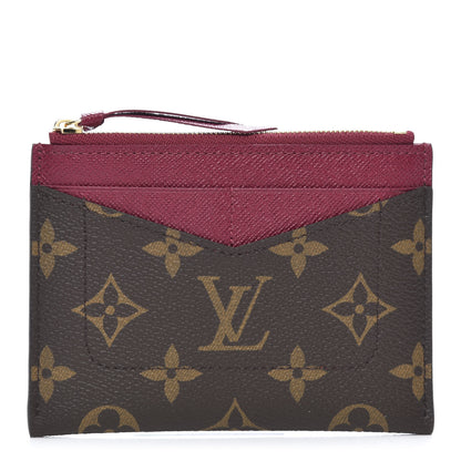 Louis Vuitton Monogram Zipped Card Holder Fuchsia 1 of 6