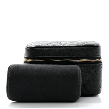 Chanel Caviar Quilted Watch Case Black 3 of 8