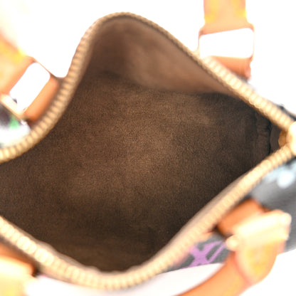 Louis Vuitton Monogram Multicolor Mini Sac HL Speedy Black 5 of 9