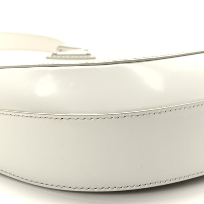 Prada Spazzolato Large Cleo Adjustable Strap Shoulder Bag White 7 of 8