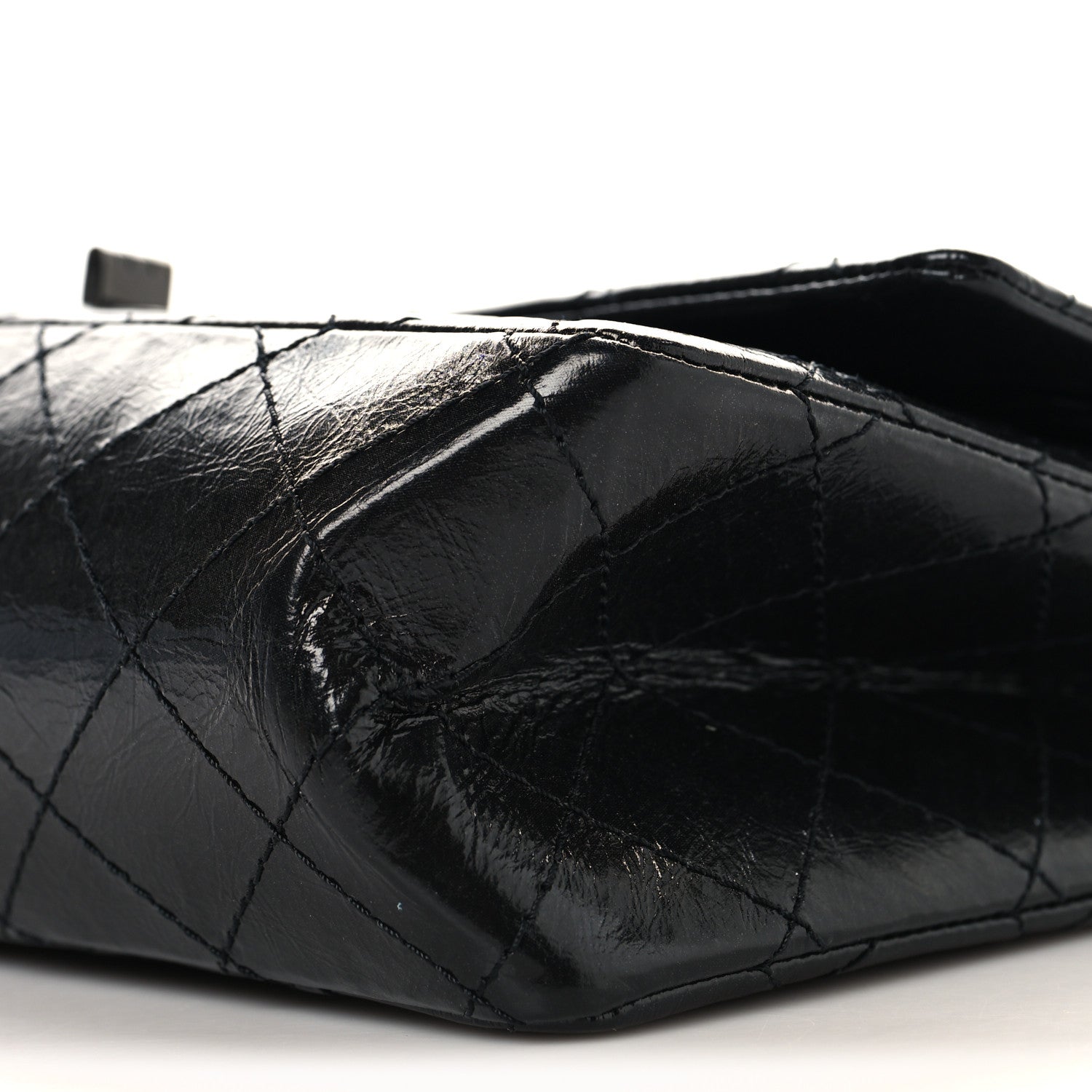 Chanel Glazed Calfskin Quilted 2.55 Reissue 226 Flap So Black 10 of 11