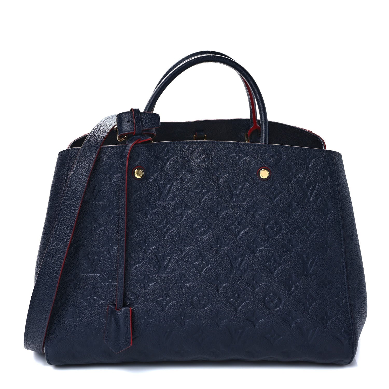 Louis Vuitton Empreinte Montaigne GM Marine Rouge 1 of 11