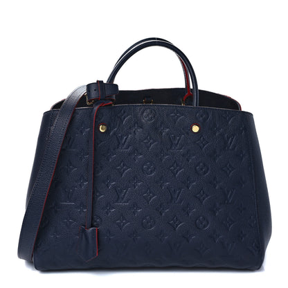 Louis Vuitton Empreinte Montaigne GM Marine Rouge 1 of 11