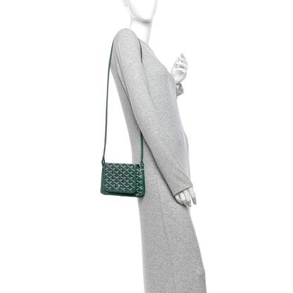 Goyard Goyardine Plumet Wallet Clutch Green 2 of 10