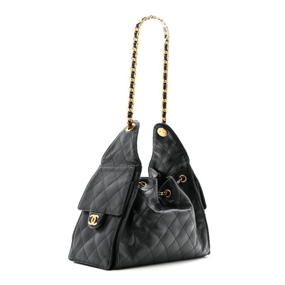 Chanel Caviar Quilted Small Chanel 25 Handbag Black 3 of 14