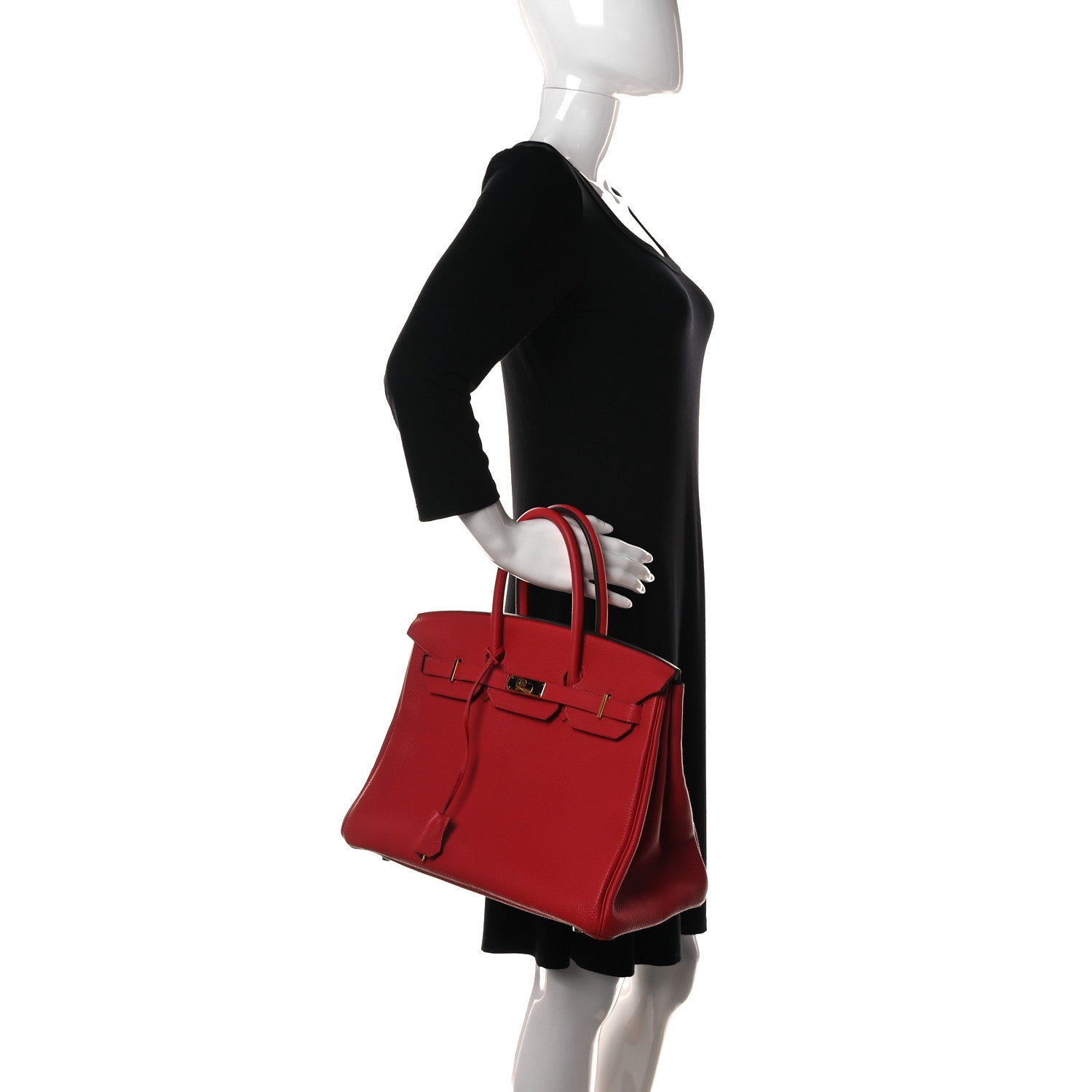 Hermes Togo Birkin 35 Geranium 3 of 37