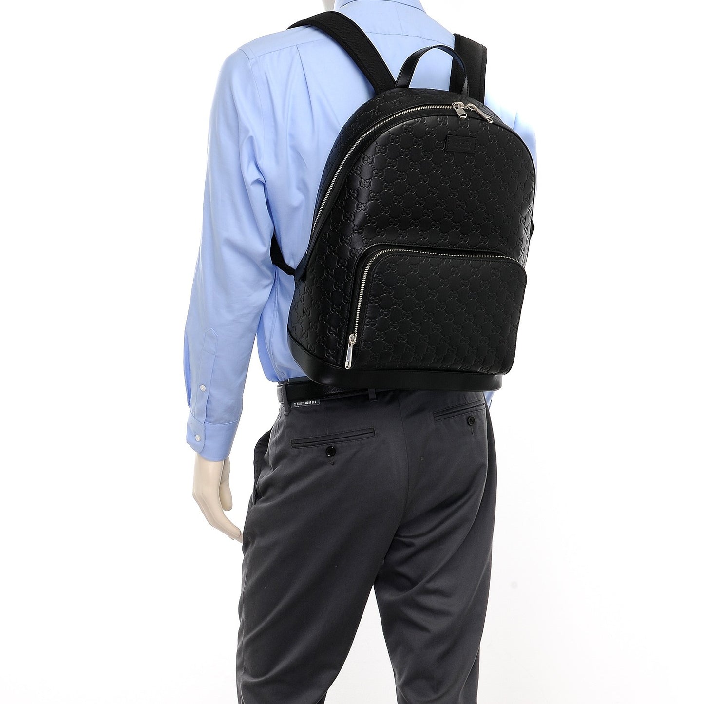 Guccissima Signature Day Backpack Black