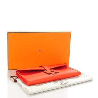 Hermes Swift Jige Elan 29 Clutch Capucine 5 of 7