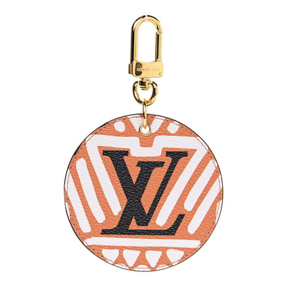 Louis Vuitton Monogram Giant Crafty Illustre Bag Charm Key Ring Crème Caramel 1 of 3