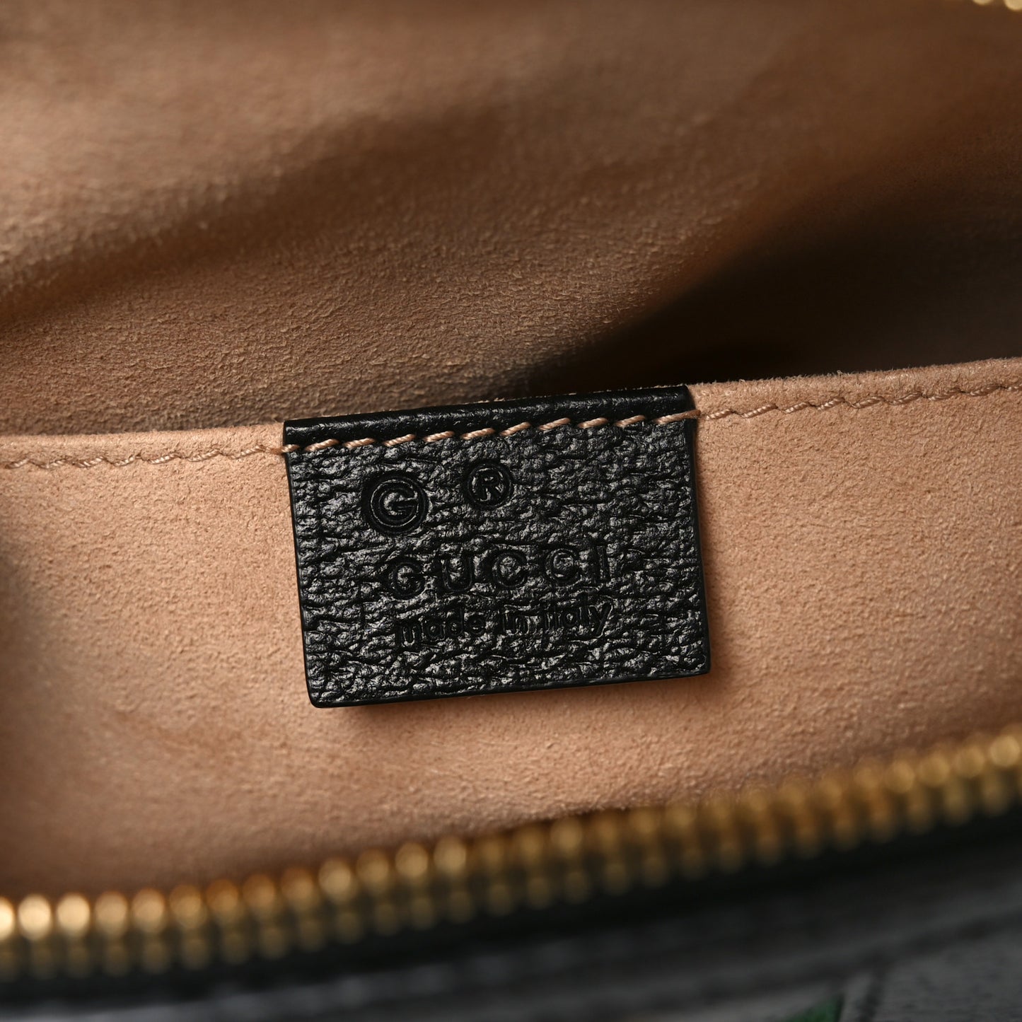 Calfskin GG Web Small Ophidia Dome Shoulder Bag Black