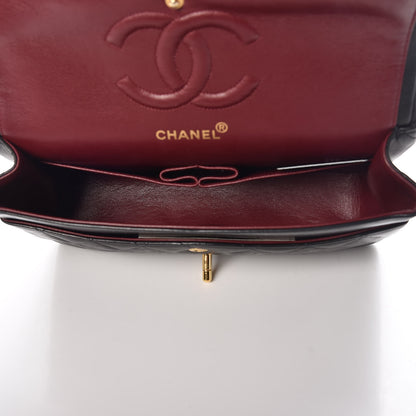 Chanel Lambskin Quilted Medium Double Flap Black 5 of 15