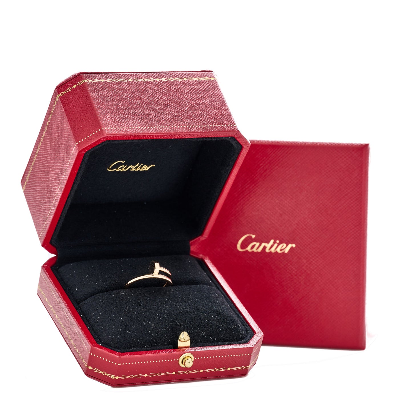 18K Pink Gold Small Juste Un Clou Ring 49 4.75