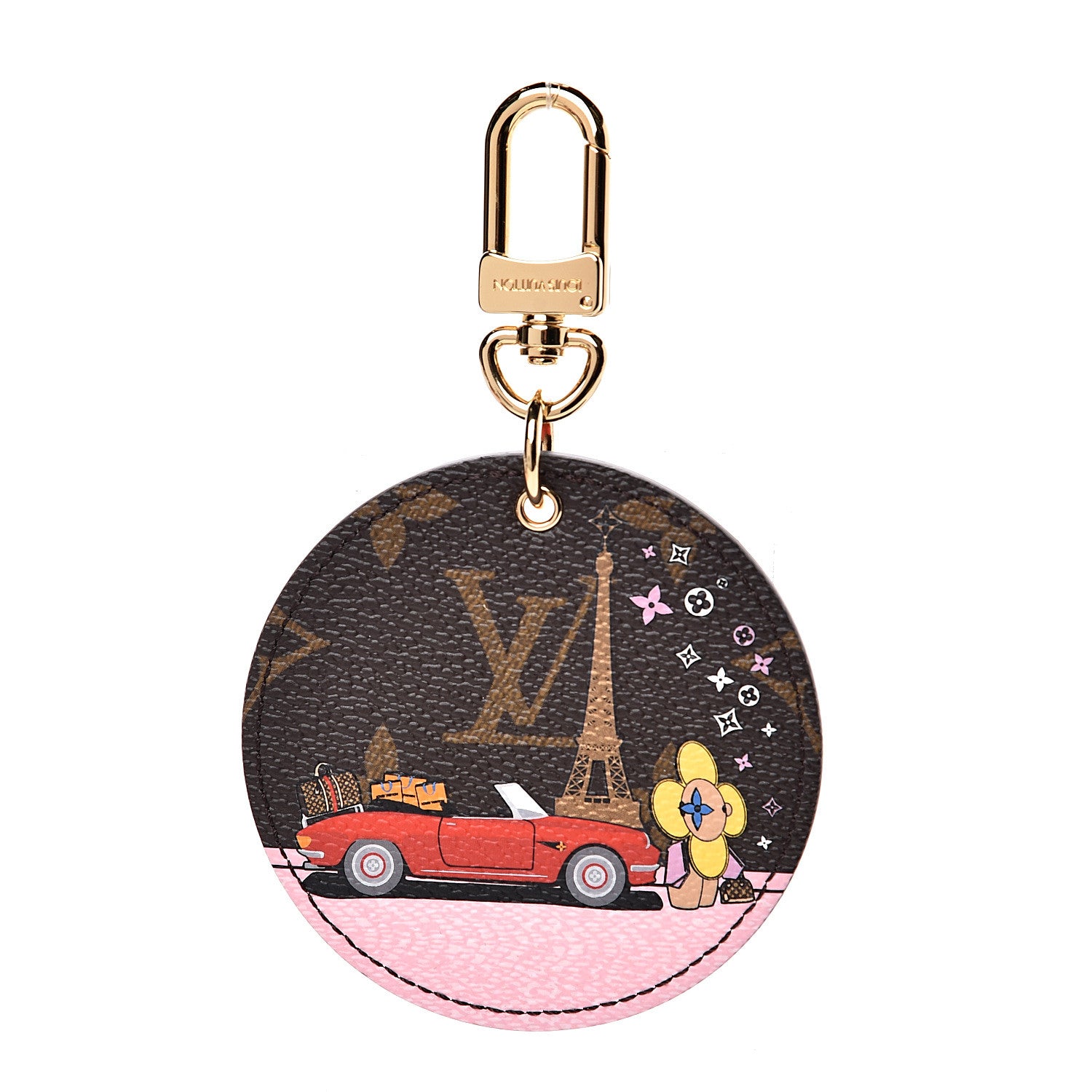 Louis Vuitton Monogram 2019 Christmas Animation Paris Bag Charm Key Ring 1 of 3