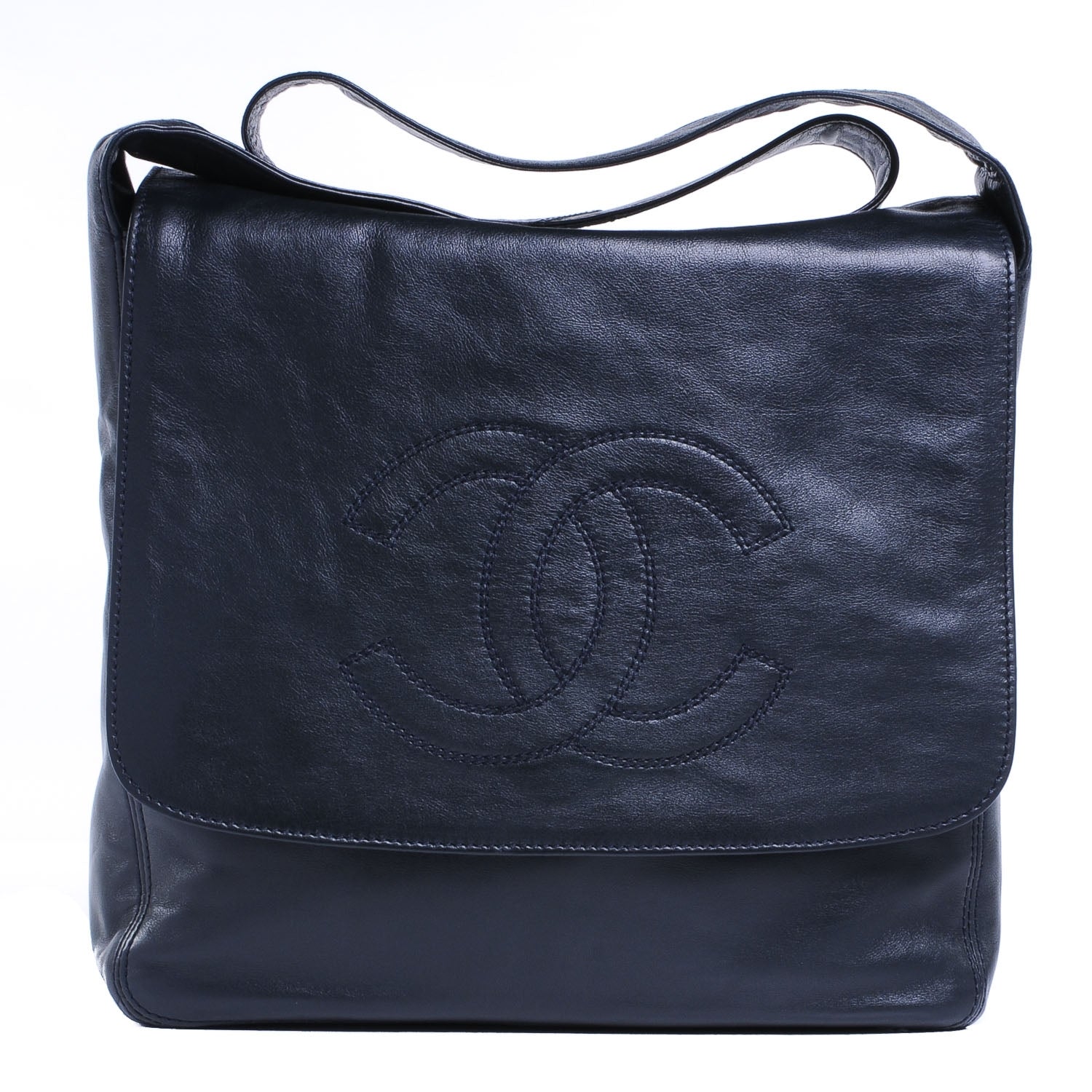 Chanel Lambskin CC Shoulder Bag Black 1 of 7