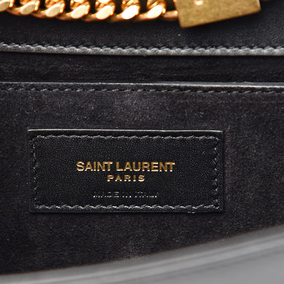 Saint Laurent Calfskin Small Classic Monogram Kate Tassel Satchel Black 6 of 10