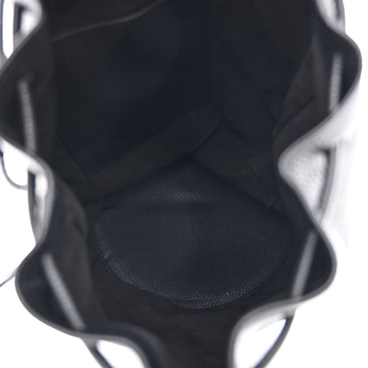The Row Grained Calfskin Massimo Backpack Black 5 of 9