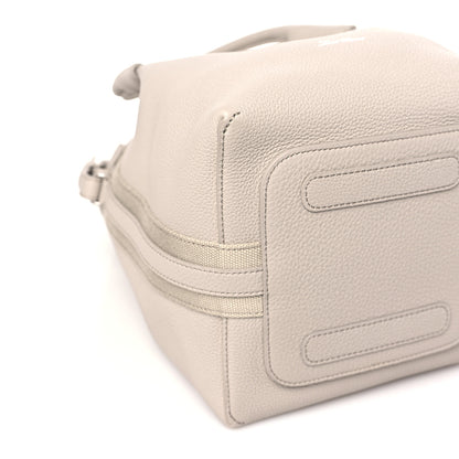 Loro Piana Grained Calfskin Small Bale Bag Dust Stone 8 of 9