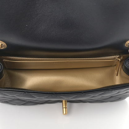 Chanel Lambskin Quilted Mini Rectangular Pearl Crush Flap Black 5 of 9