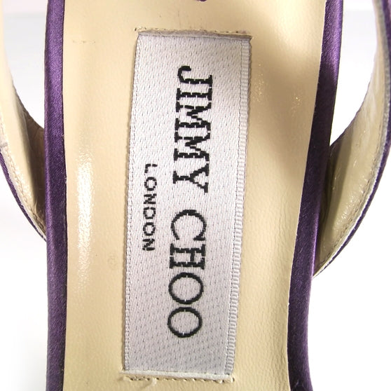Satin Music Slingback Heels 36