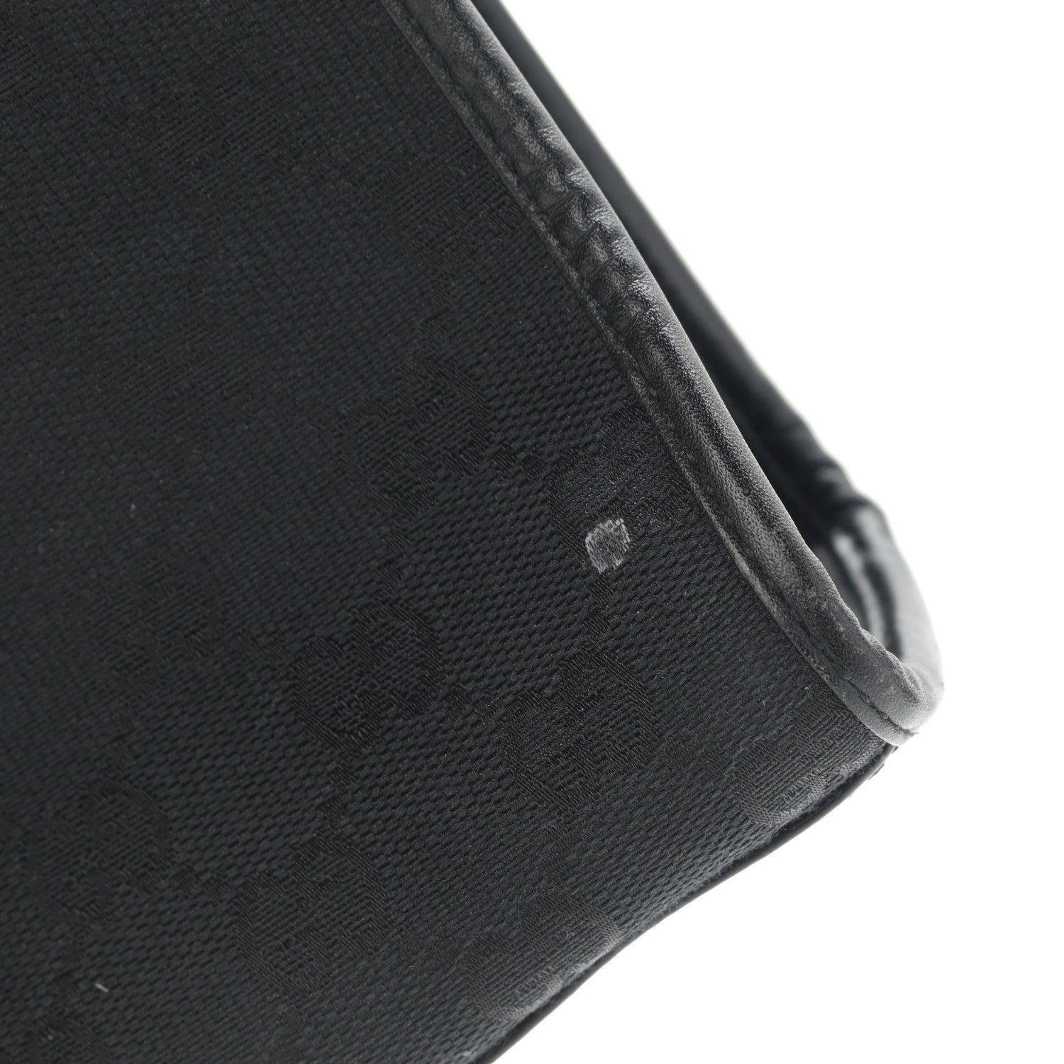 Gucci Monogram Bardot Shoulder Bag Black 11 of 12