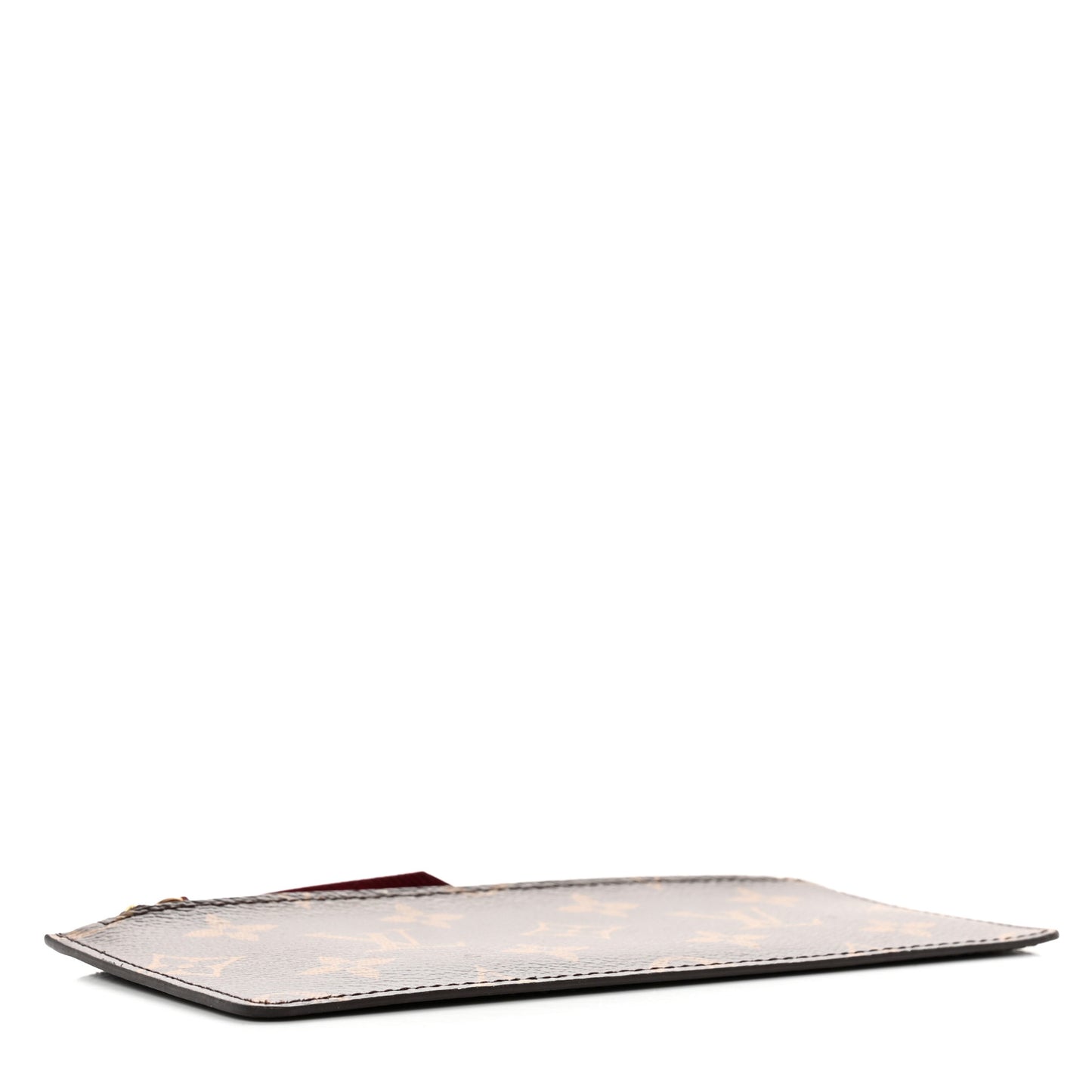Monogram Felicie Chain Wallet Zippered Insert Fuchsia