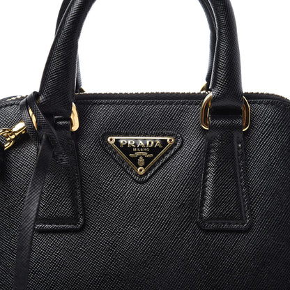 Prada Saffiano Lux Mini Promenade Tote Black 9 of 9