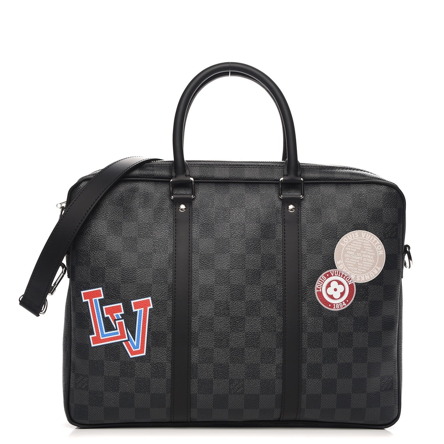 Louis Vuitton Damier Graphite Porte-Documents Voyage PM 1 of 11