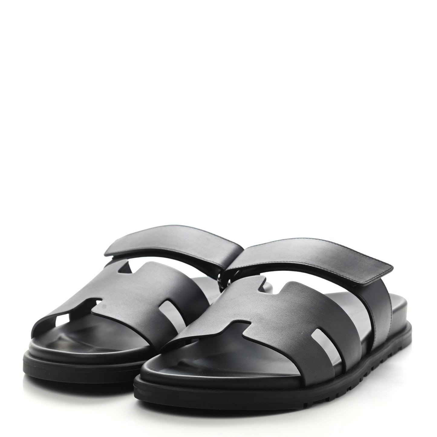 Calfskin Mens Chypre Sandals 42 Black