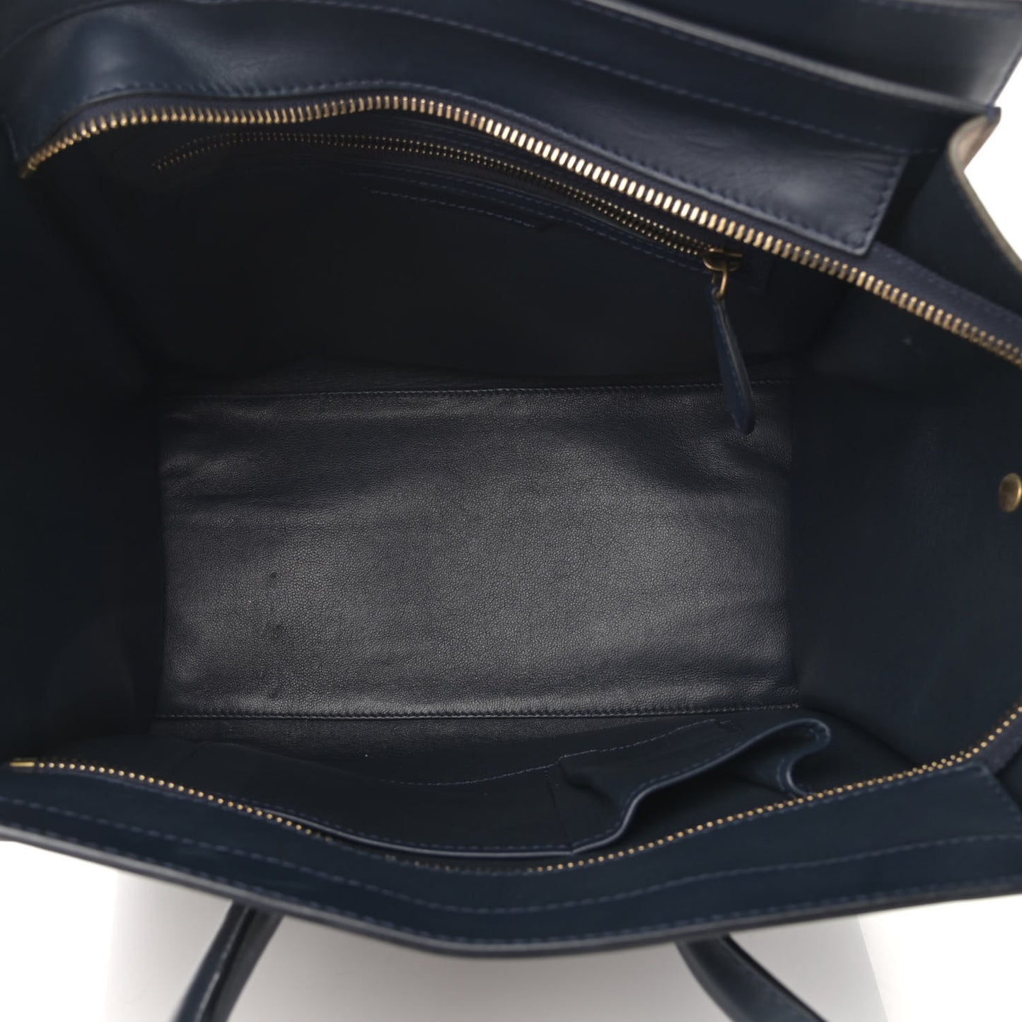 Nubuck Smooth Calfskin Mini Tri-Color Luggage Marron